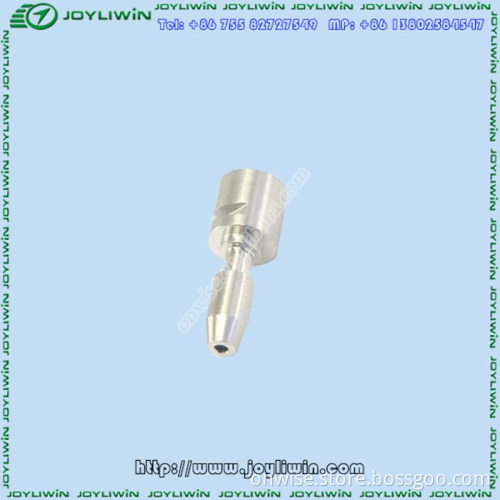 Automatic precision lathe and CNC machines silver stainless steel turned part shafts